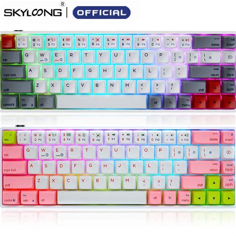 Skyloong Sk Gaming Teclado Mec Nico Fio Ptico Program Vel Hot