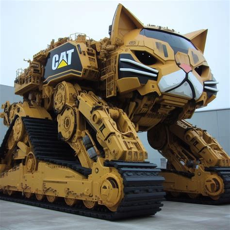 CAT Caterpillar Heavy Equipment Mechs "Part 1" (Bing Image Creator) : r ...