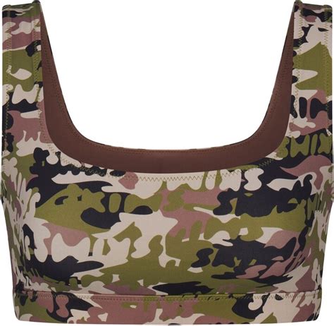 Signature Swim Tank Bikini Top Skims Camo Shopstyle