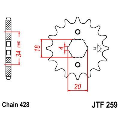 Pignon Attaque Transmission Avant Compatible Avec Honda Cg