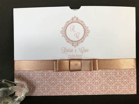 Convite De Casamento Nude Cl Ssico Envelope Elo
