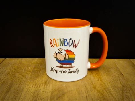 Novelty LGBT Tea Coffee Lover Gift For Gay Pride Rainbow Cute LGBTQ Mug Coaster Set Valentines