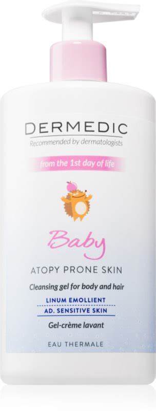 Dermedic Baby Linum Emolient creamy shower gel for children from birth ...