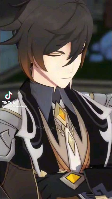 чжун ли геншин | Милые рисунки, Мультипликационные иллютрации, Рисунки