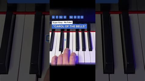 How To Play Carol Of The Bells Easy Piano Tutorial Pianotutorial