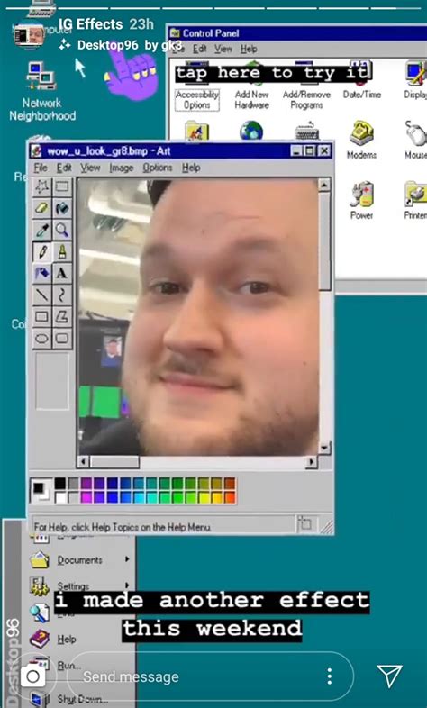 Instagram Goes Retro with Augmented Reality Tribute to Classic Windows