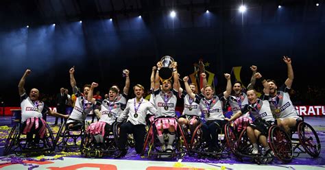 Naked England Wheelchair Rugby Stars Poured Beer On Each Other On Bus After World Cup Win
