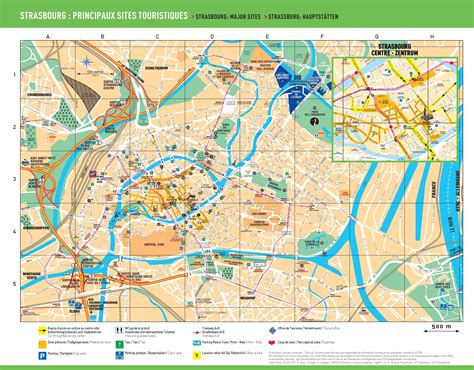 Carte De Strasbourg En France Avec La Population