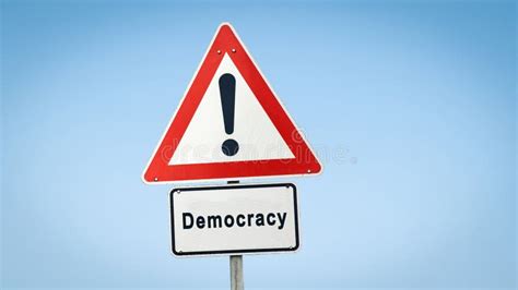 Street Sign To Democracy Stock Photo Image Of Right 149944692