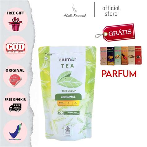 Jual { Free Parfume } Elumor Slimming Tea Diet Teh Elumor Shopee Indonesia