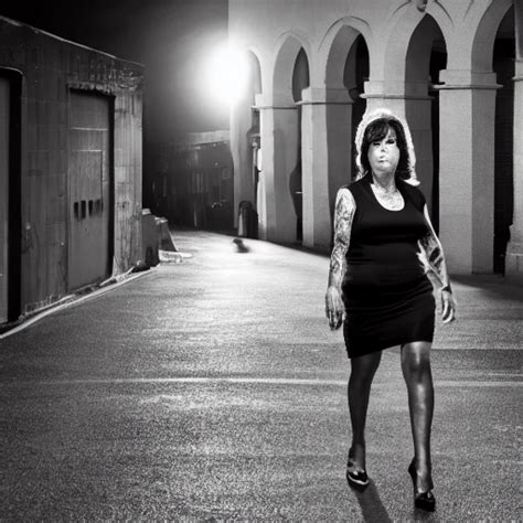 A BLACK AND WHITE PHOTO OF Sexy MATURE WOMAN YEARS OLD Wal Arthub Ai