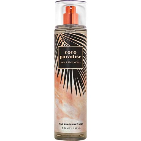 coco paradise  bath body works fragrance mist reviews perfume