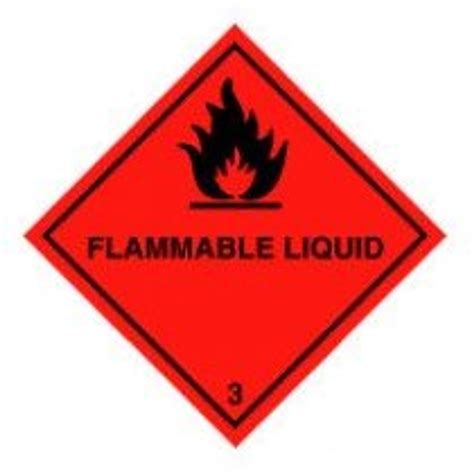 Flammable Liquid Label | Class 3 Kemler Placard - BseenBsafe