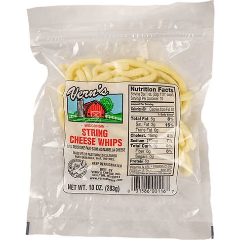Verns String Cheese Whips Curds String And Snack Festival Foods