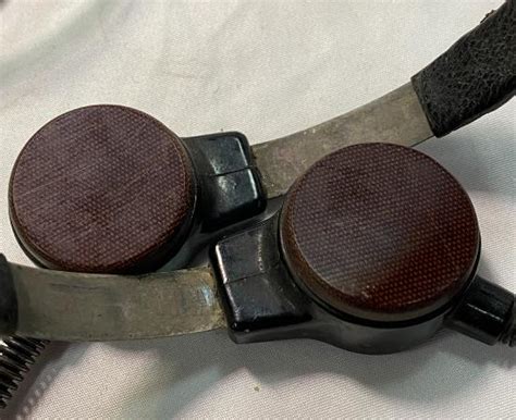 WW2 German Panzer Headphones & Throat Microphones