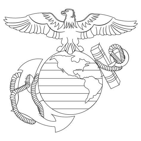 Usmc Logo Outline