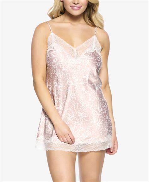 Jezebel Women S Hazel Satin And Lace Chemise Lingerie Shopstyle