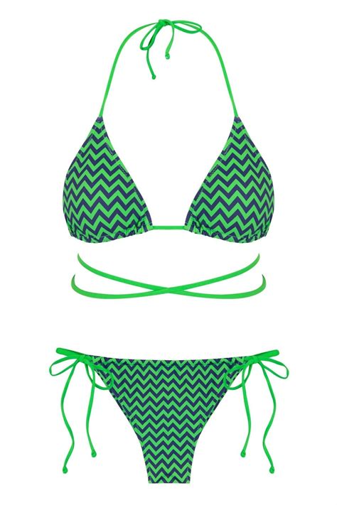 Aquella Renkli Desenli Üçgen Bağlamalı Bikini Takım Fiyatı Yorumları