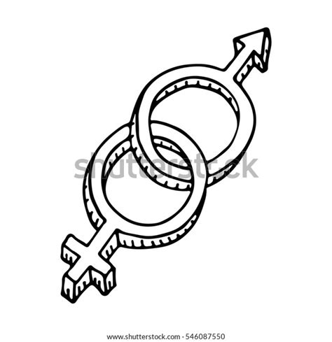 Male Female Sex Symbol Stock Vector Royalty Free 546087550 Shutterstock