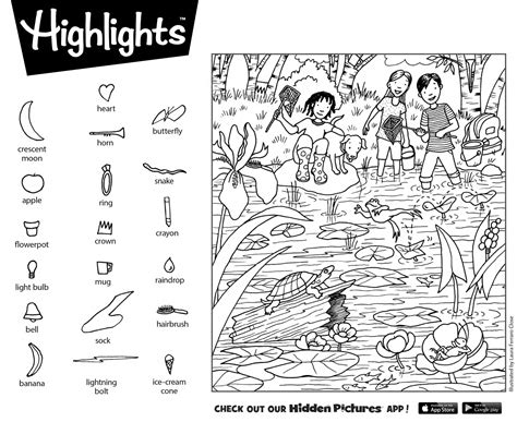 Hidden Objects Worksheets For Kids - Worksheet24