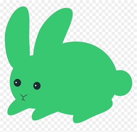 green rabbit clipart png  green rabbit clipart transparent