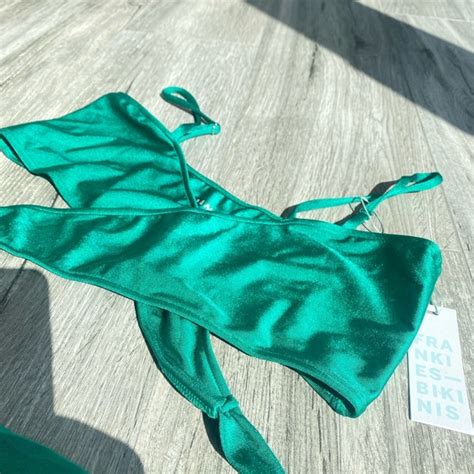 Frankie S Bikinis Swim Frankies Bikinis Falcone Shine Bikini Top Poshmark