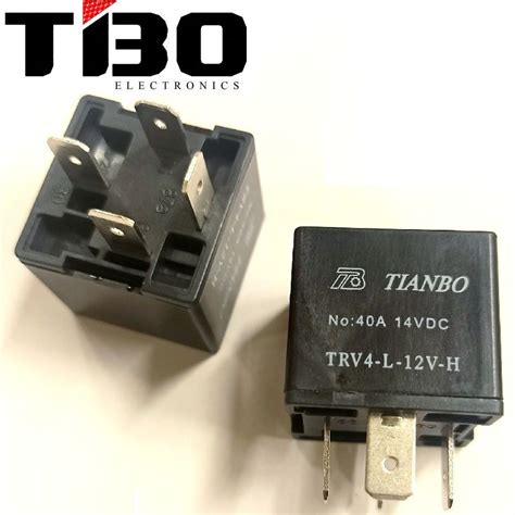 Реле электромагнитное 12В постоянного тока - TIANBO арт. TRV4-L-12VDC-H ...