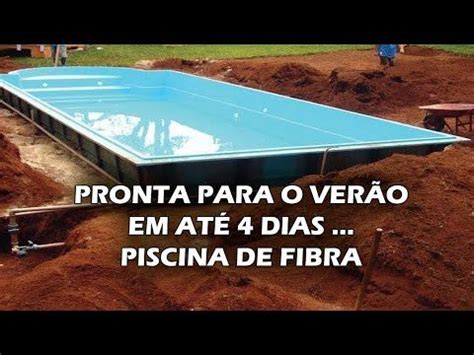 Piscina De Fibra Como Fazer - Piscina de fibra | o jeito mais rápido de se fazer uma piscina na sua ...
