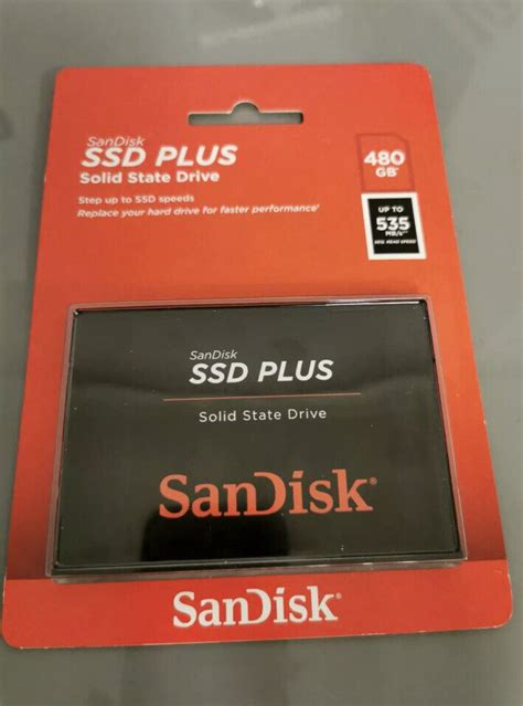 Sandisk Ssd Plus 480 Gb Sata Iii 25 Inch Internal Solid State Drive New 619659146757 Ebay