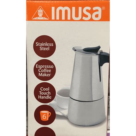 IMUSA CAFETERA ACERO INOXIDABLE 6 TZS Compra Selectos