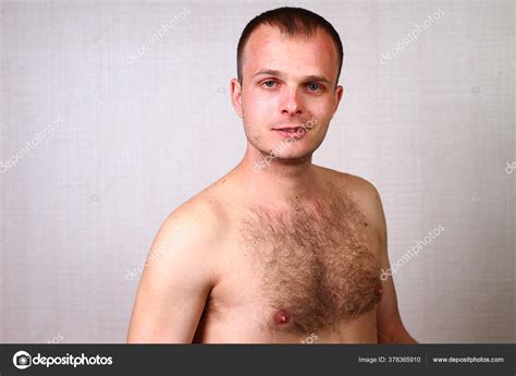 Man Naked Torso Home Room Wall Stock Photo Luckyuran