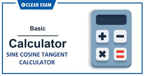 Sine Cosine Tangent Calculator