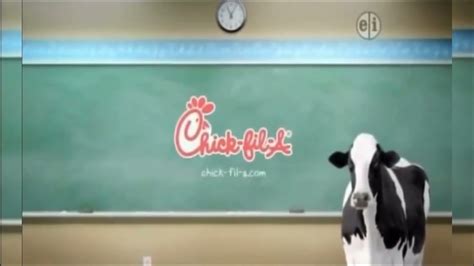 Chick Fil A School Cow Commercial [2010] Youtube