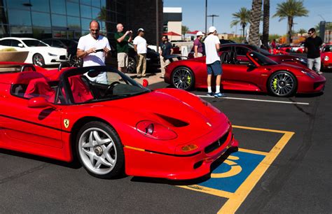 Some good red cars showed up to our Cars and Coffee over the weekend ...