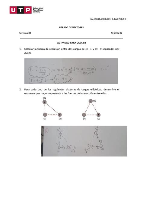 S01 S2 Resolver Ejercicios CALCULO APLICADO A LA FISICA 2 UTP