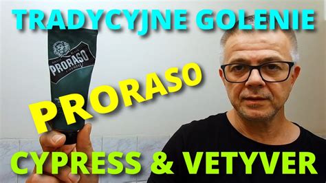 Krem Do Golenia Proraso Cypress Vetyver I Razorock Lupo Youtube