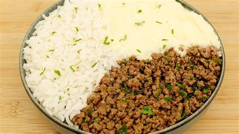 Delicioso Arroz Con Carne Molida Y Papas Una Receta Casera Imperdible