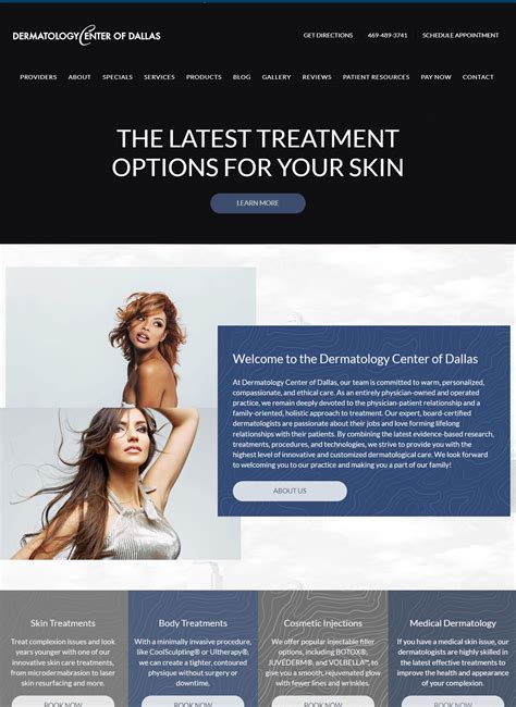 Award Winning Dermatology Website Design