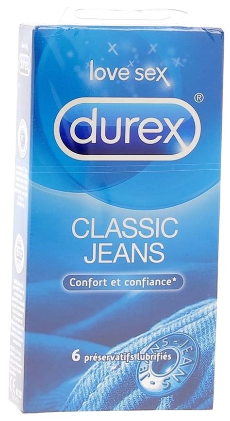 Durex Pr Servatifs Classic Jeans Durex Bo Te De Pr Servatifs