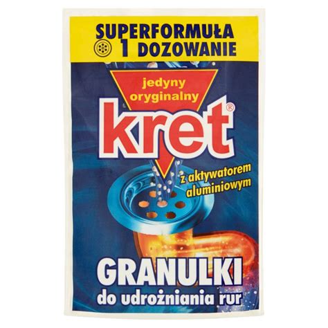 Kret Granulki do Rur 40g Saszetka UDRAŻNIACZ 11917788578 oficjalne