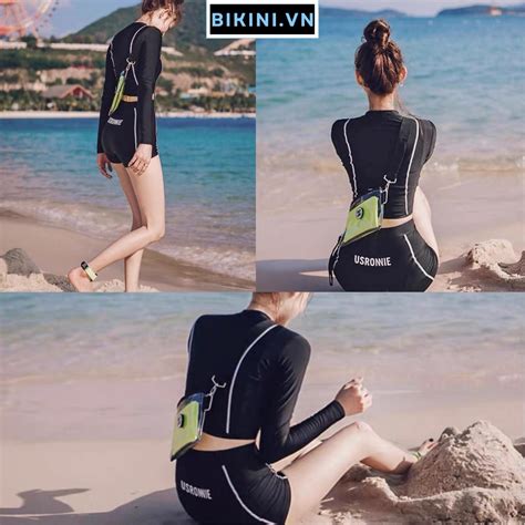 Mua BIKINI LOẠI ĐẸP Đồ bơi nữ mảnh áo dài tay chống nắng chống tia UV tuyệt đối Bộ tập GYM