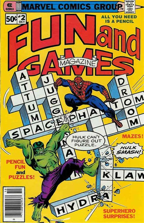 Fun And Games Magazine 2 FN Marvel Spider Man Comic Books