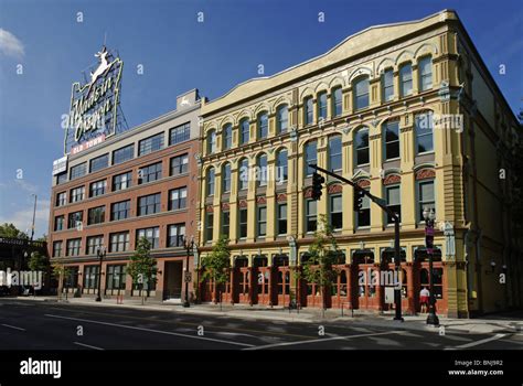 Historical Building City Center Downtown Portland Oregon Usa America