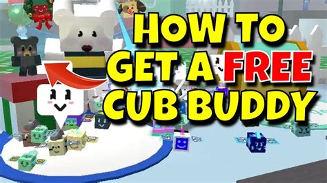 How To Get A FREE CUB BUDDY In BEE SWARM SIMULATOR YouTube