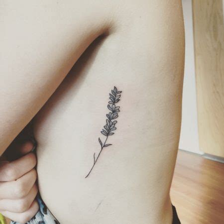 Lavender Tattoo Meaning And 40 Most Beautiful Ideas For Women