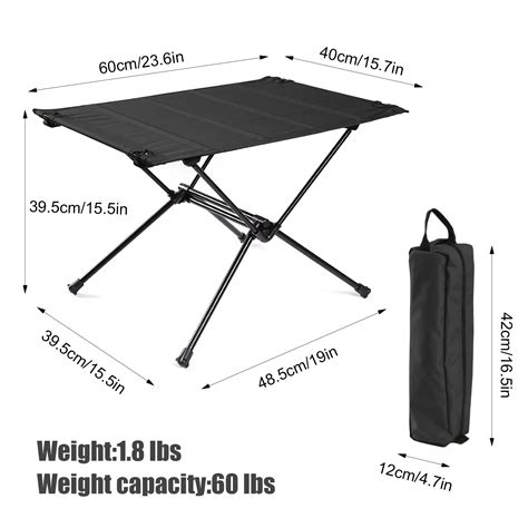 Westtune Lightweight Camping Folding Table Exploring Done Right