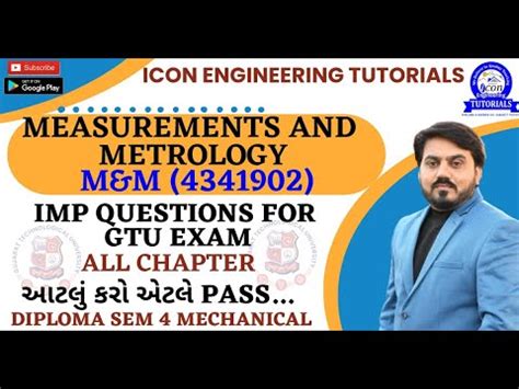 Measurements And Metrology M M Imp Question For Gtu Exam Diploma