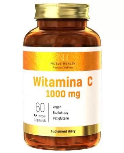 Noble Health Witamina C 1000mg 60 kapsułek ᐈ Cena Opinie Wskazania Skład