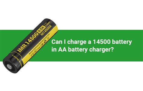 14500 Battery vs AA Battery, Comprehensive Comparison
