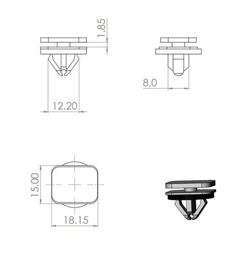 Grampo Da Moldura Do Paralama Frisos Laterais Spoiler Lateral